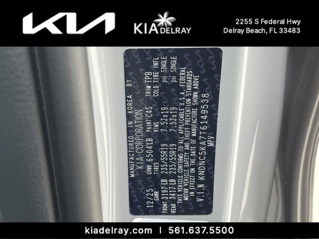 New 2026 Kia Carnival EX image 33