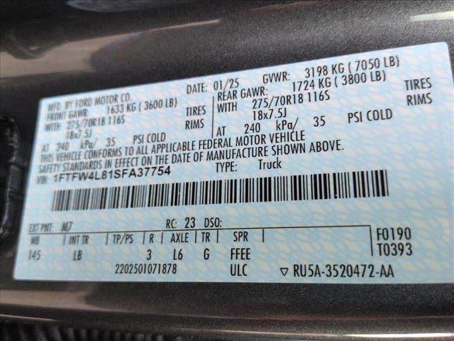 New 2025 Ford F150 Tremor w/ Bed Utility Package image 17