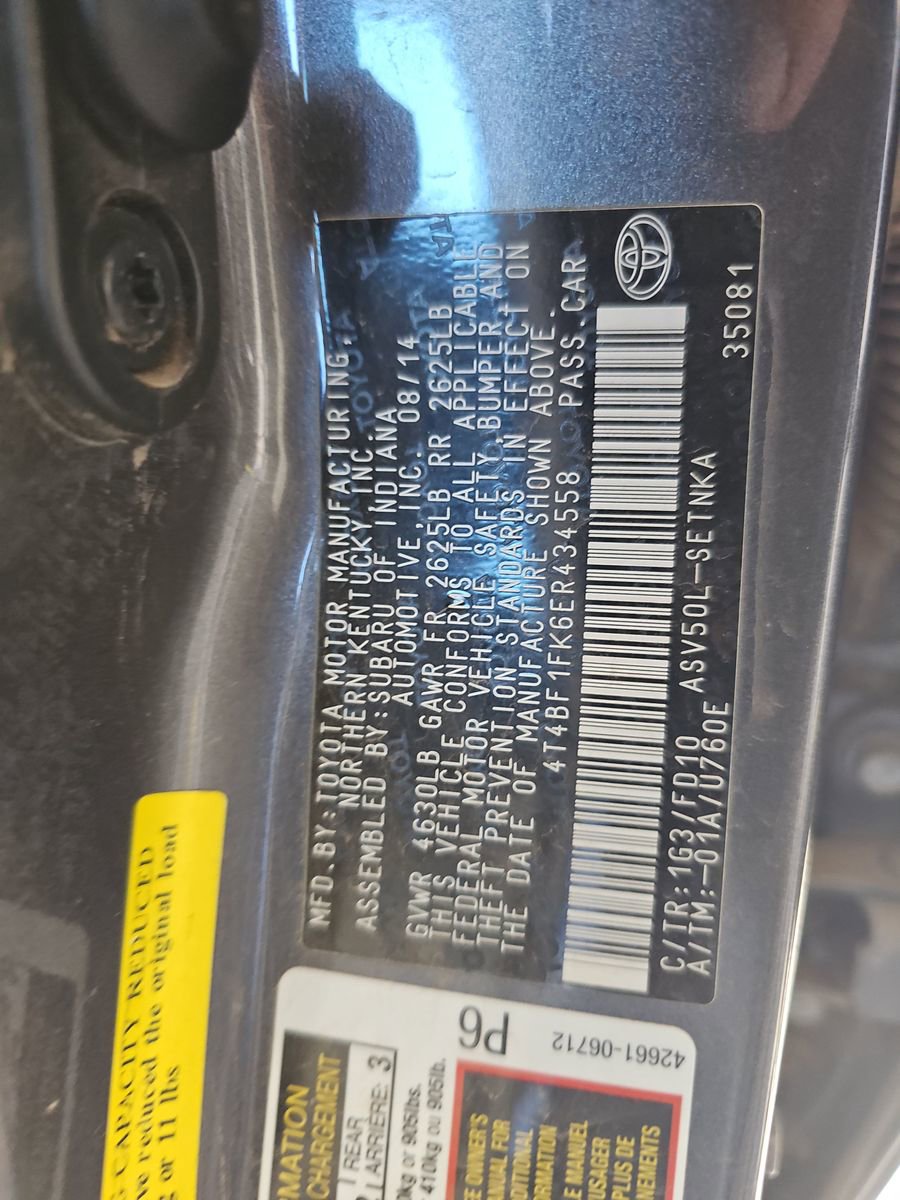 Used 2014 Toyota Camry LE image 15