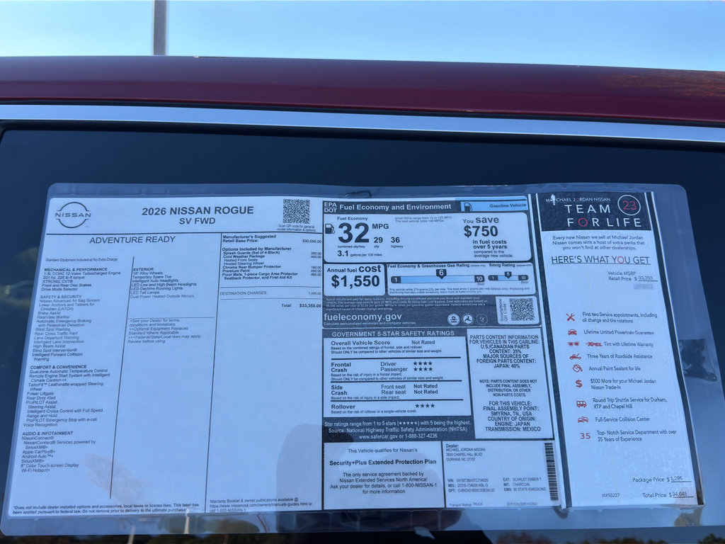 New 2026 Nissan Rogue SV w/ Cold Weather Package image 12