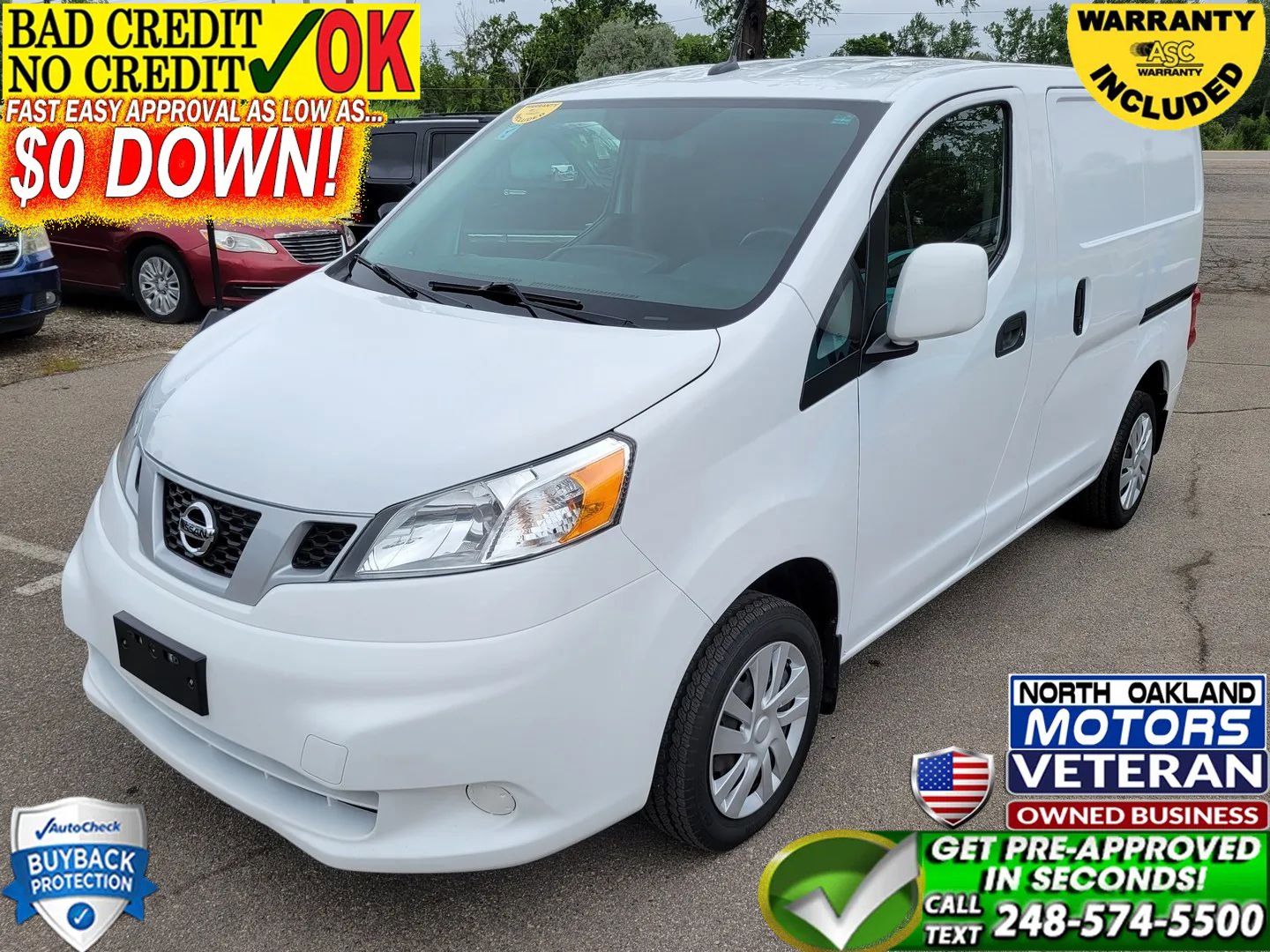 Used 2021 Nissan NV200 SV w/ Back Door Glass Package FWD image 1