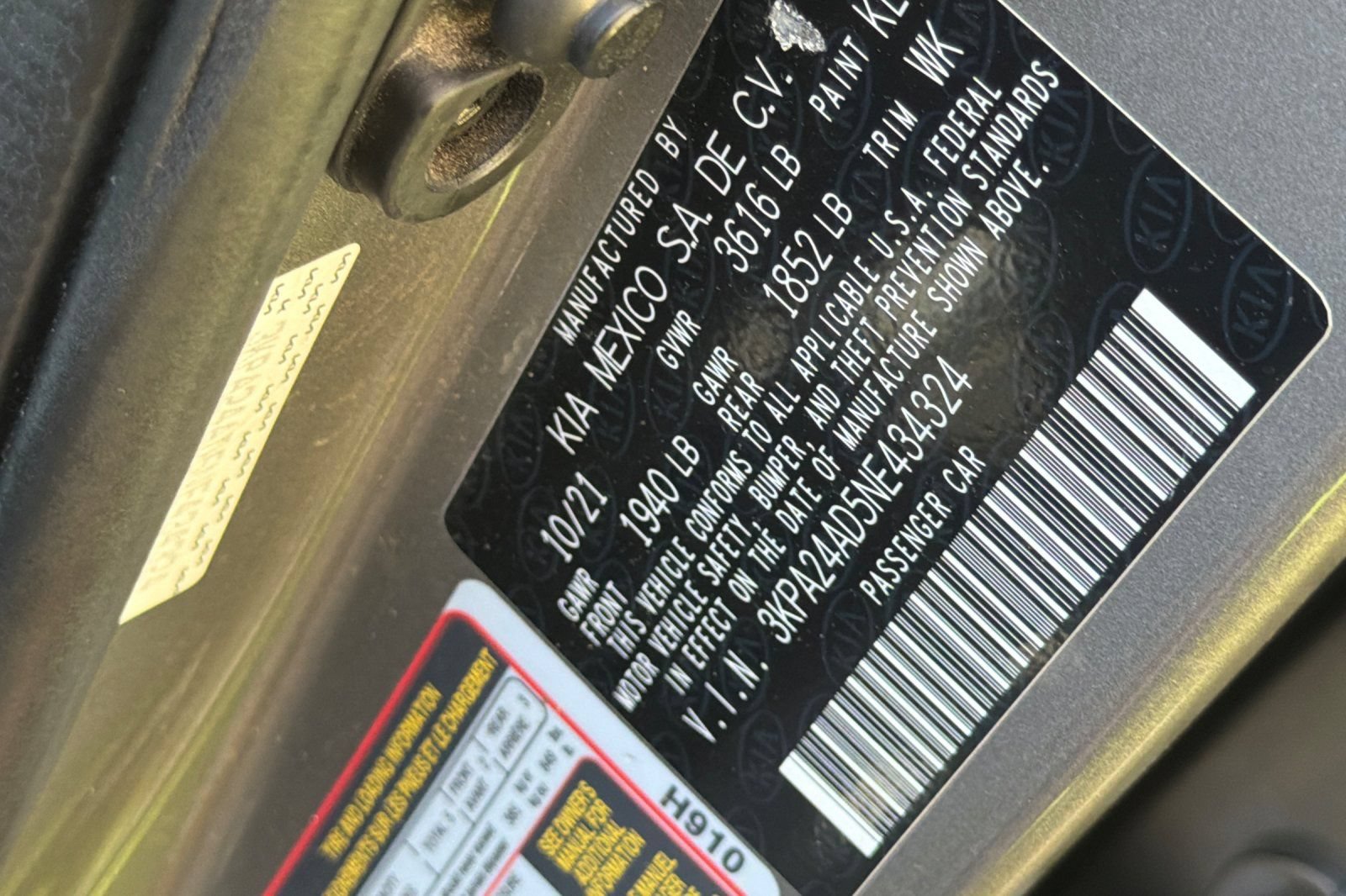 Used 2022 Kia Rio S FWD image 26