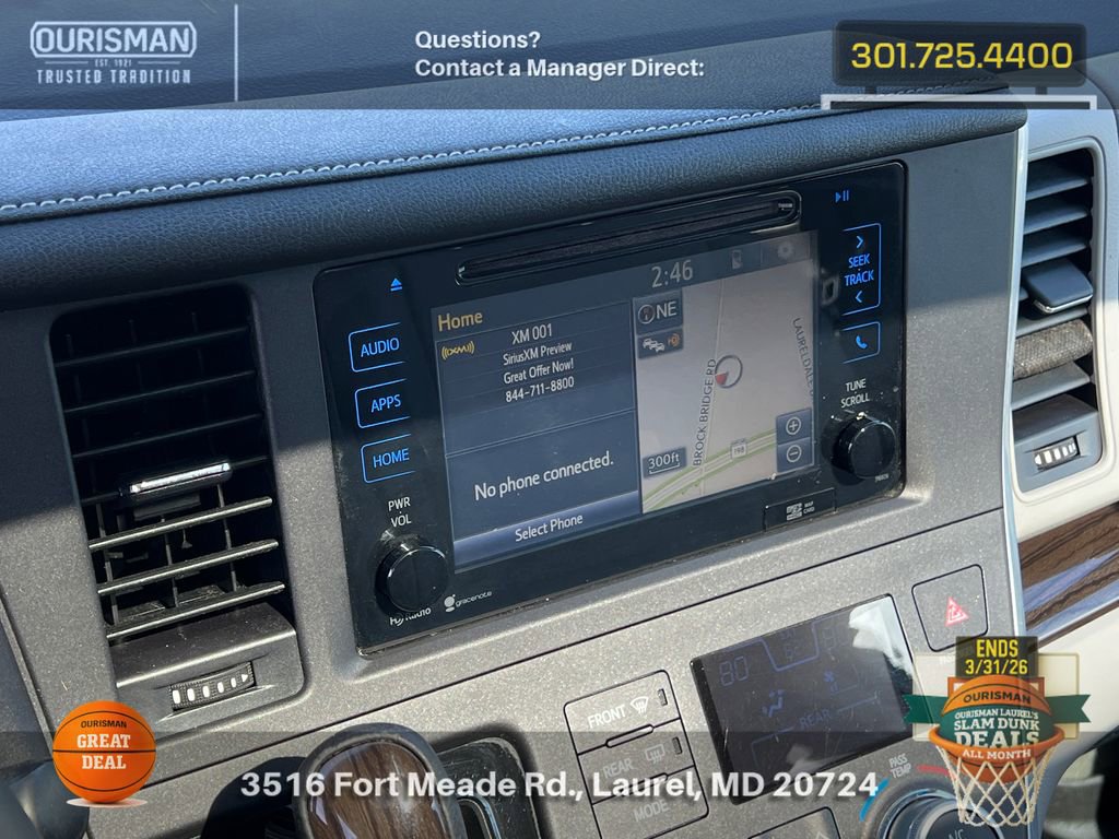 Used 2015 Toyota Sienna XLE w/ XLE Navigation Package image 11