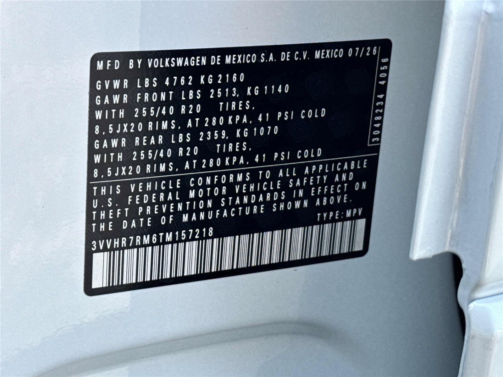 New 2026 Volkswagen Tiguan SE R-Line FWD image 9