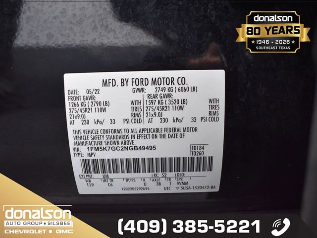 Used 2022 Ford Explorer ST w/ Equipment Group 401A image 40