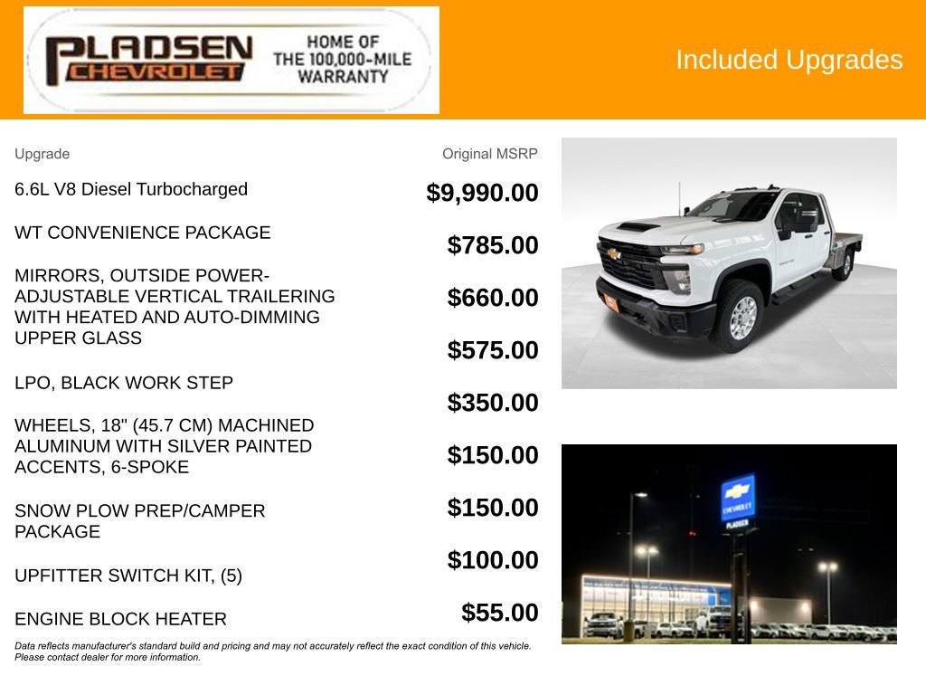New 2025 Chevrolet Silverado 3500 W/T w/ WT Convenience Package AWD/4WD image 14
