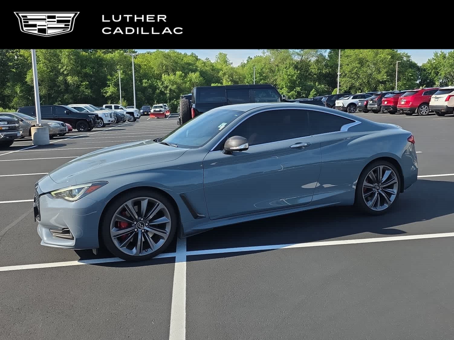 Used 2022 INFINITI Q60 Red Sport 400 w/ Carbon Fiber Package AWD/4WD image 1