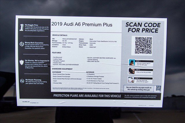 Used 2019 Audi A6 3.0T Premium Plus w/ Premium Plus Package AWD/4WD image 29