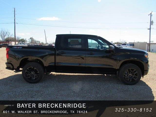 Used 2024 Chevrolet Silverado 1500 Custom w/ LPO, Dark Essentials Package AWD/4WD image 2