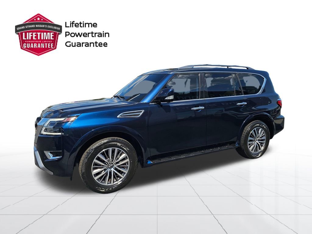 Used 2023 Nissan Armada SL w/ Captain's Chairs Package RWD image 1