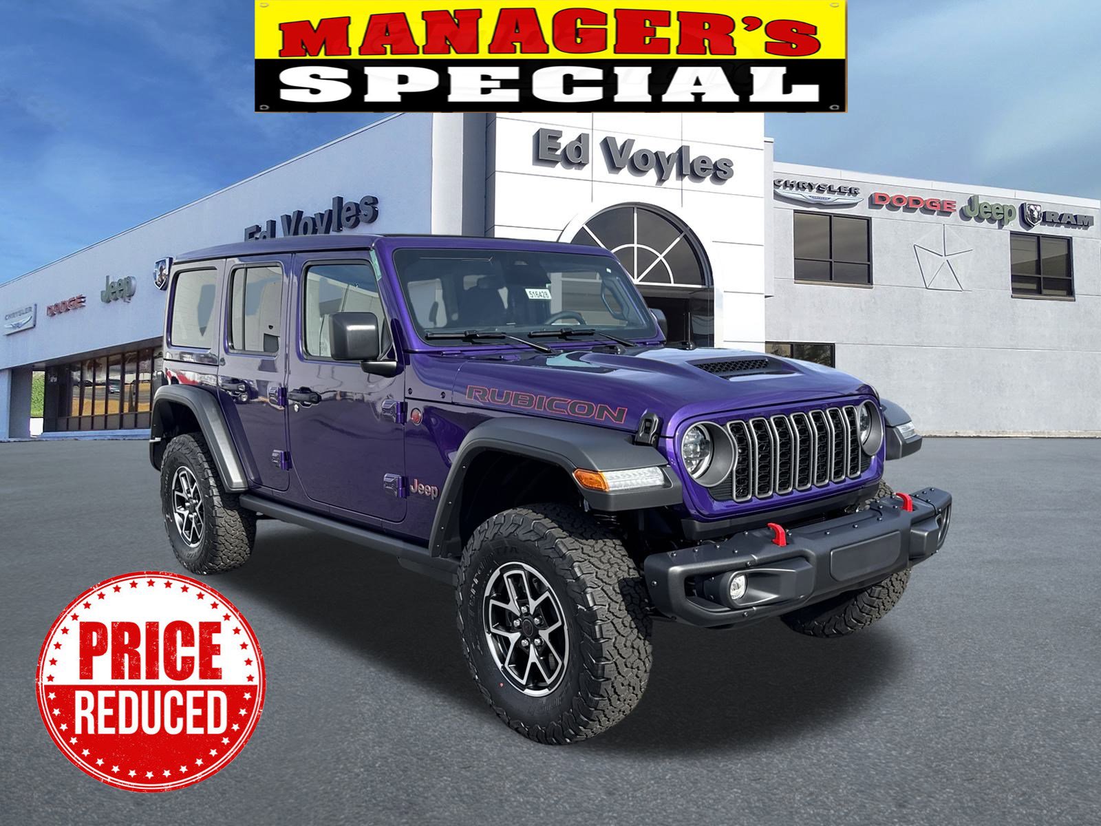 New 2026 Jeep Wrangler Unlimited Rubicon w/ Steel Bumper Group image 1
