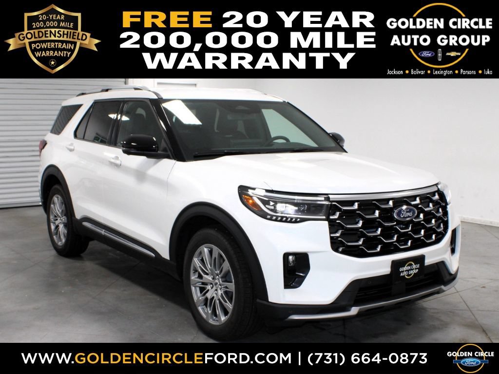 New 2026 Ford Explorer Platinum RWD 360° Tour