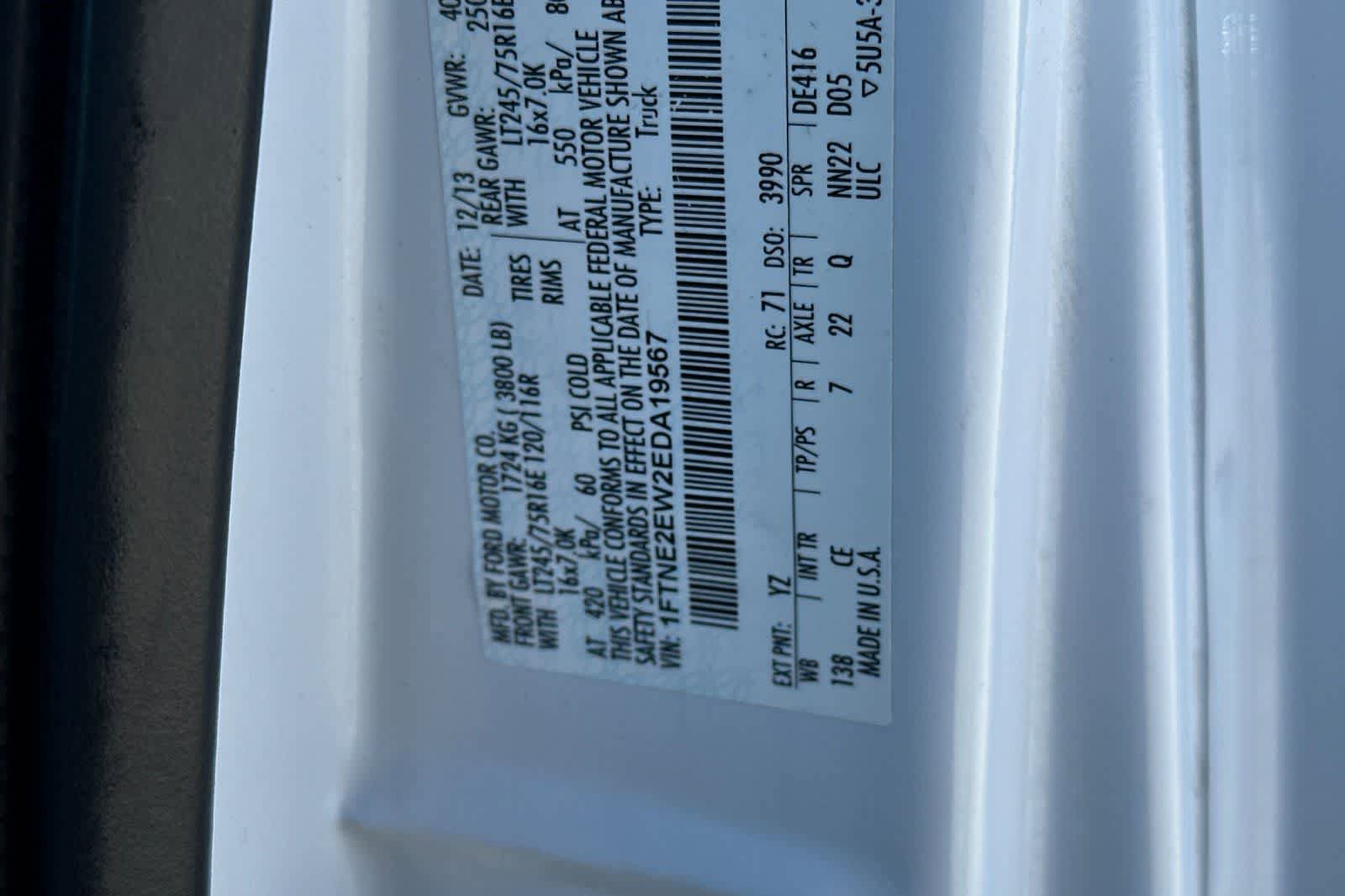 Used 2014 Ford E-250 and Econoline 250 w/ Power Group image 31