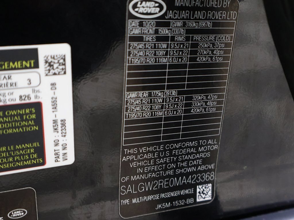 Used 2021 Land Rover Range Rover SV Autobiography Dynamic AWD/4WD image 68