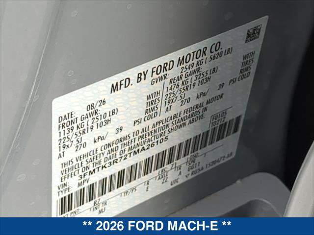 New 2026 Ford Mustang Mach-E Premium RWD image 20
