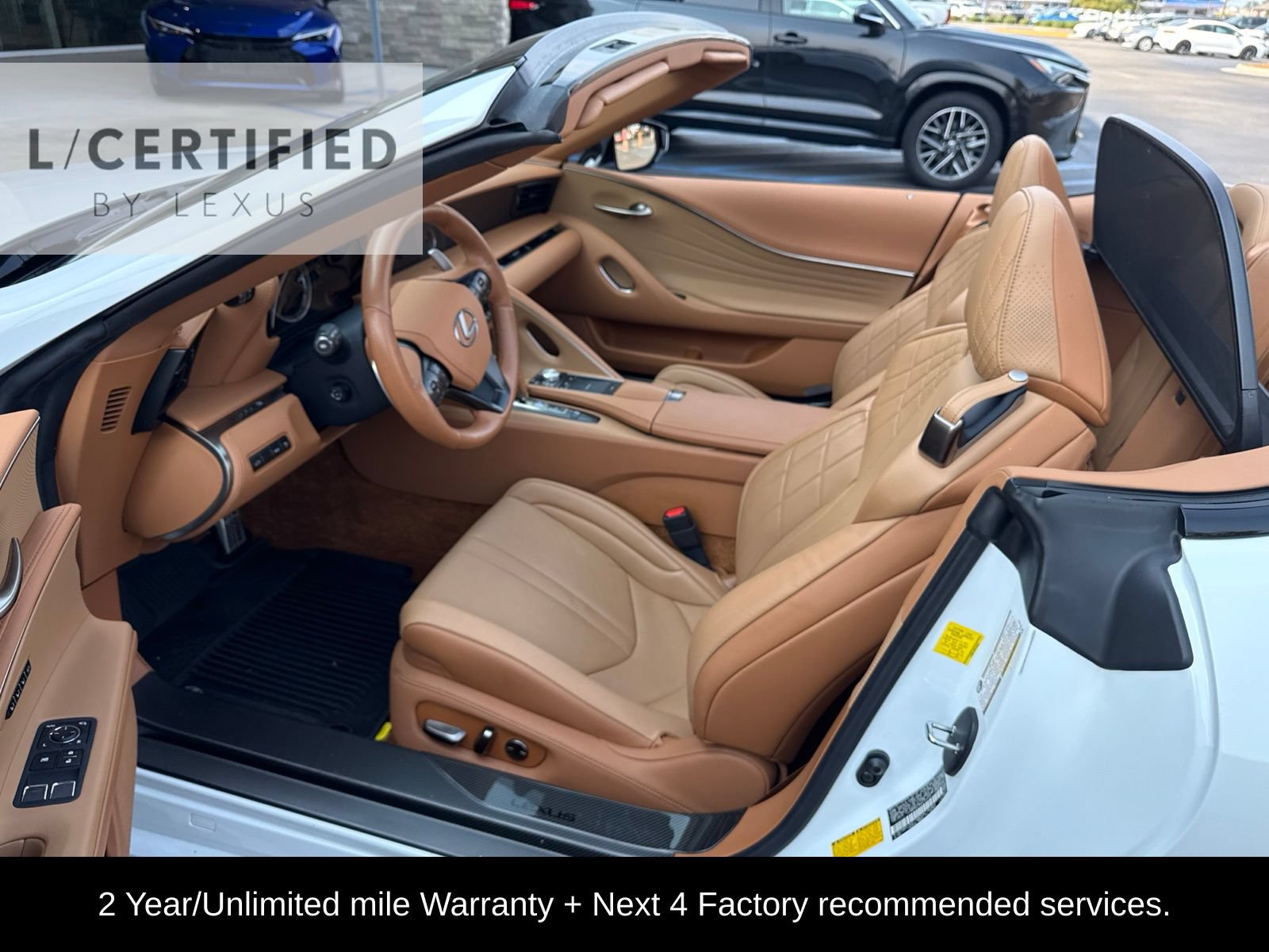 Used 2022 Lexus LC 500 Convertible w/ Touring Package RWD image 2