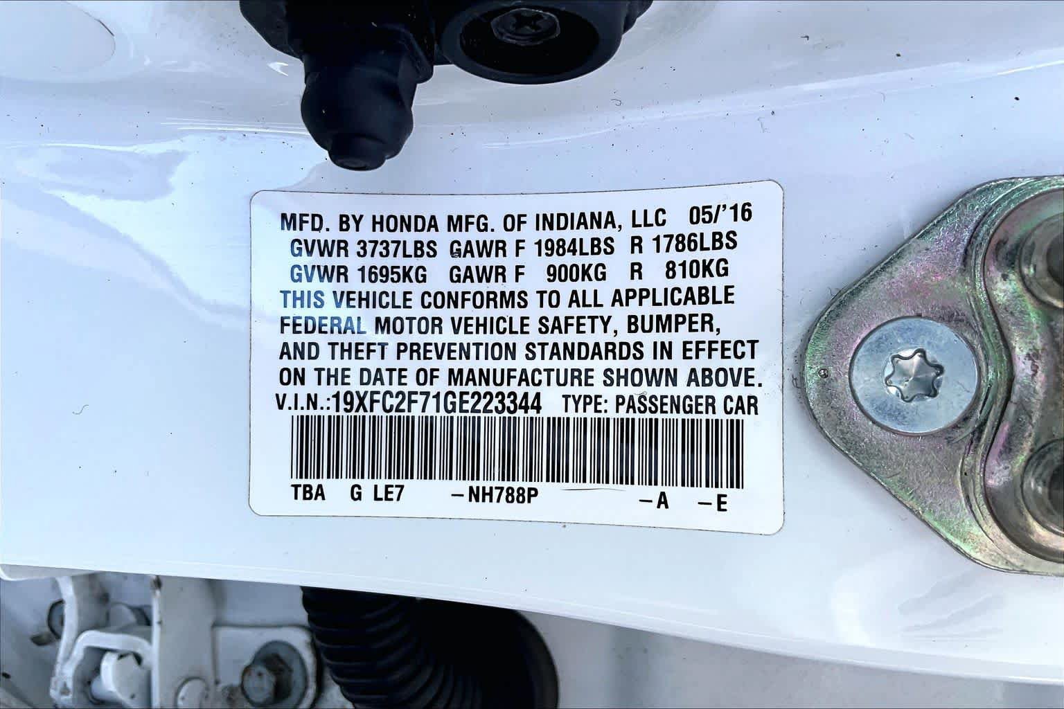 Used 2016 Honda Civic EX image 34