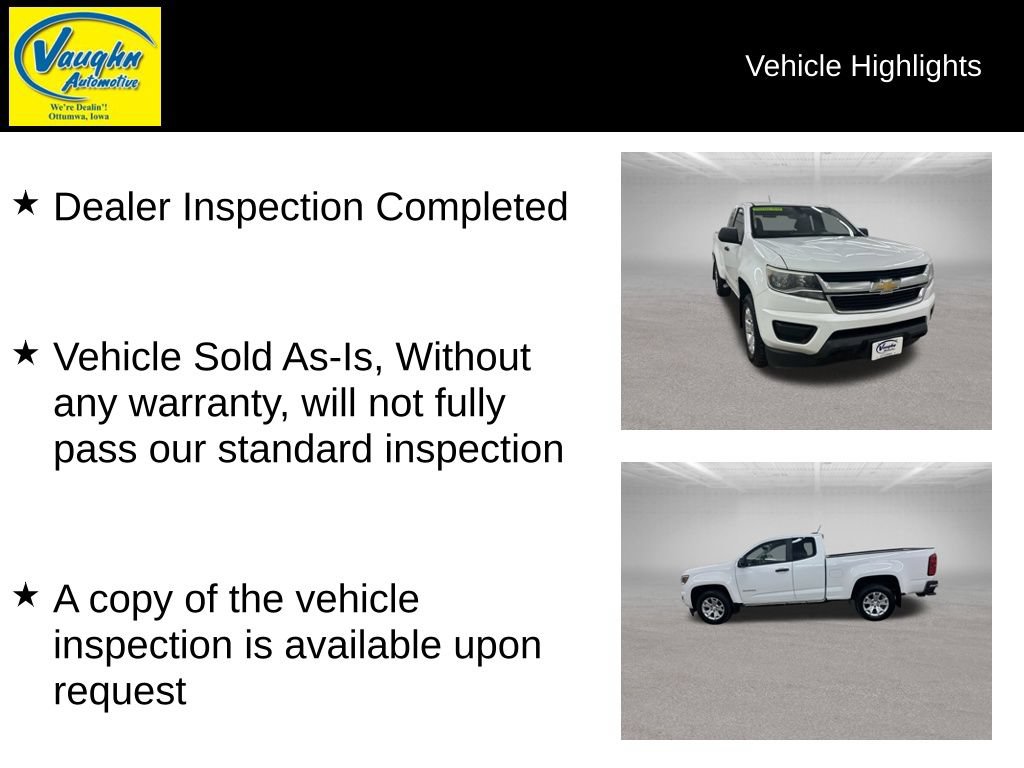 Used 2017 Chevrolet Colorado W/T RWD image 2