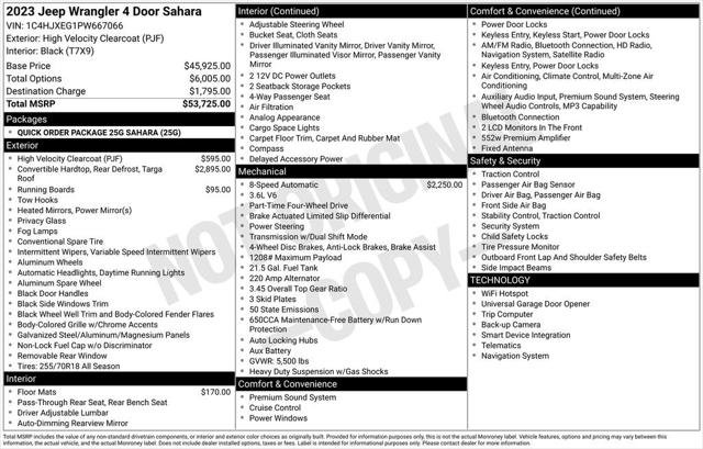 Certified 2023 Jeep Wrangler Unlimited Sahara AWD/4WD image 8