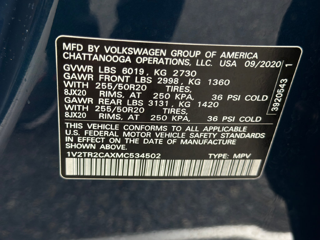 Used 2021 Volkswagen Atlas SEL Premium AWD/4WD image 36