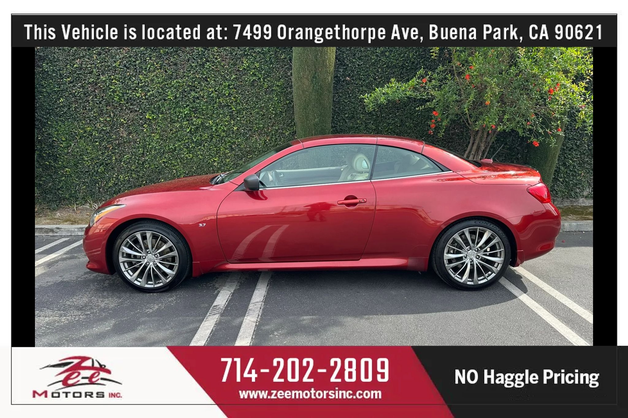 Used 2014 INFINITI Q60 Convertible w/ Premium Package image 13