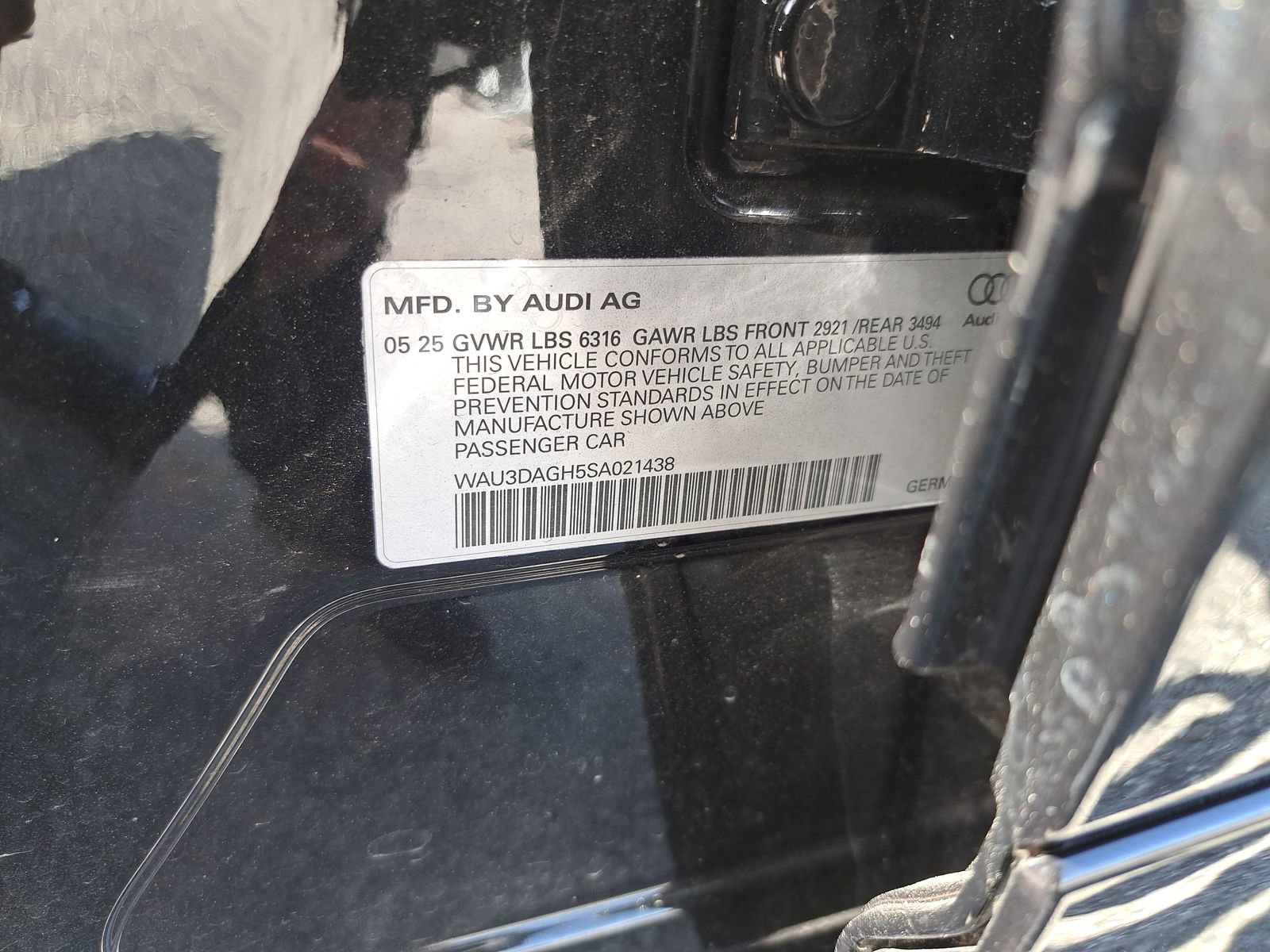 Certified 2025 Audi A6 e-tron Prestige w/ Black Warm Weather Package image 11