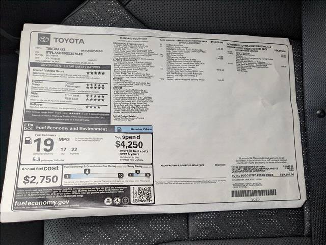 Certified 2025 Toyota Tundra SR5 w/ SR5 Premium Package AWD/4WD image 17