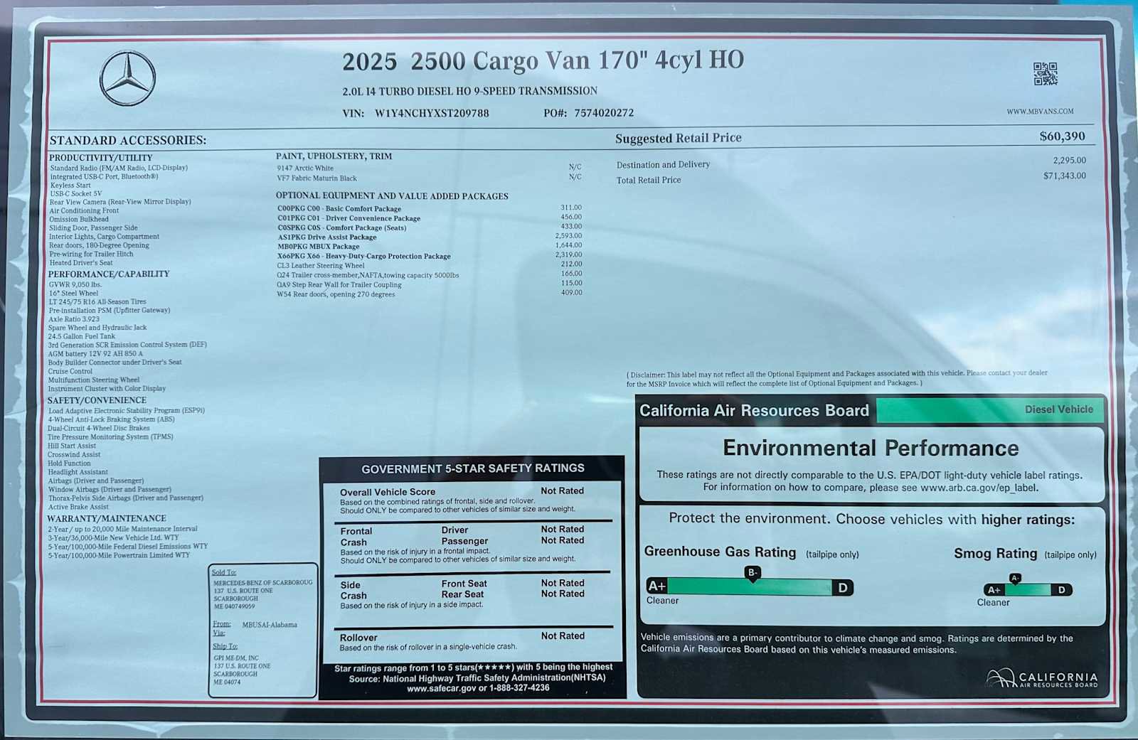 Used 2025 Mercedes-Benz Sprinter 2500 image 27