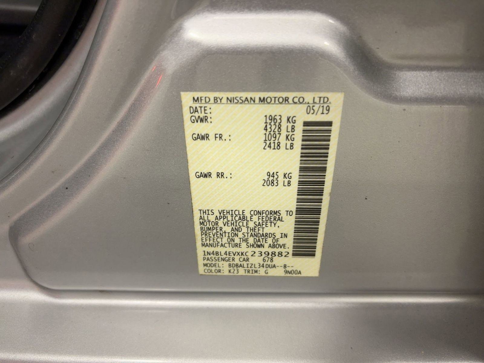 Used 2019 Nissan Altima 2.5 SL image 21