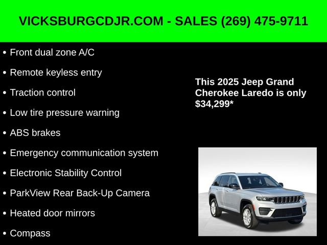 New 2025 Jeep Grand Cherokee Laredo w/ Luxury Tech Group I image 5