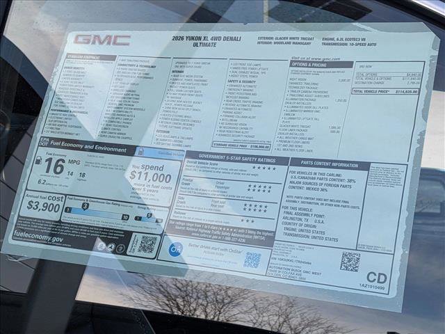New 2026 GMC Yukon XL Denali Ultimate w/ LPO, Illumination Package image 22