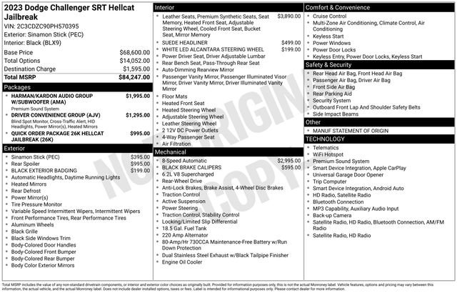 Used 2023 Dodge Challenger SRT Hellcat RWD image 12