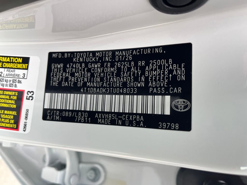 New 2026 Toyota Camry XSE image 29