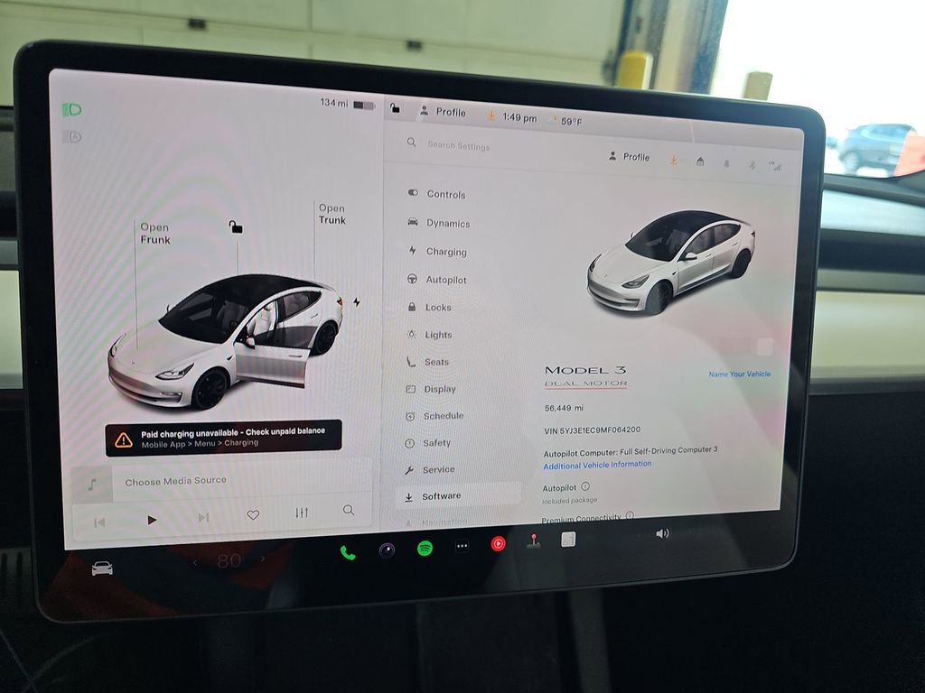 Used 2021 Tesla Model 3 Performance AWD/4WD image 2