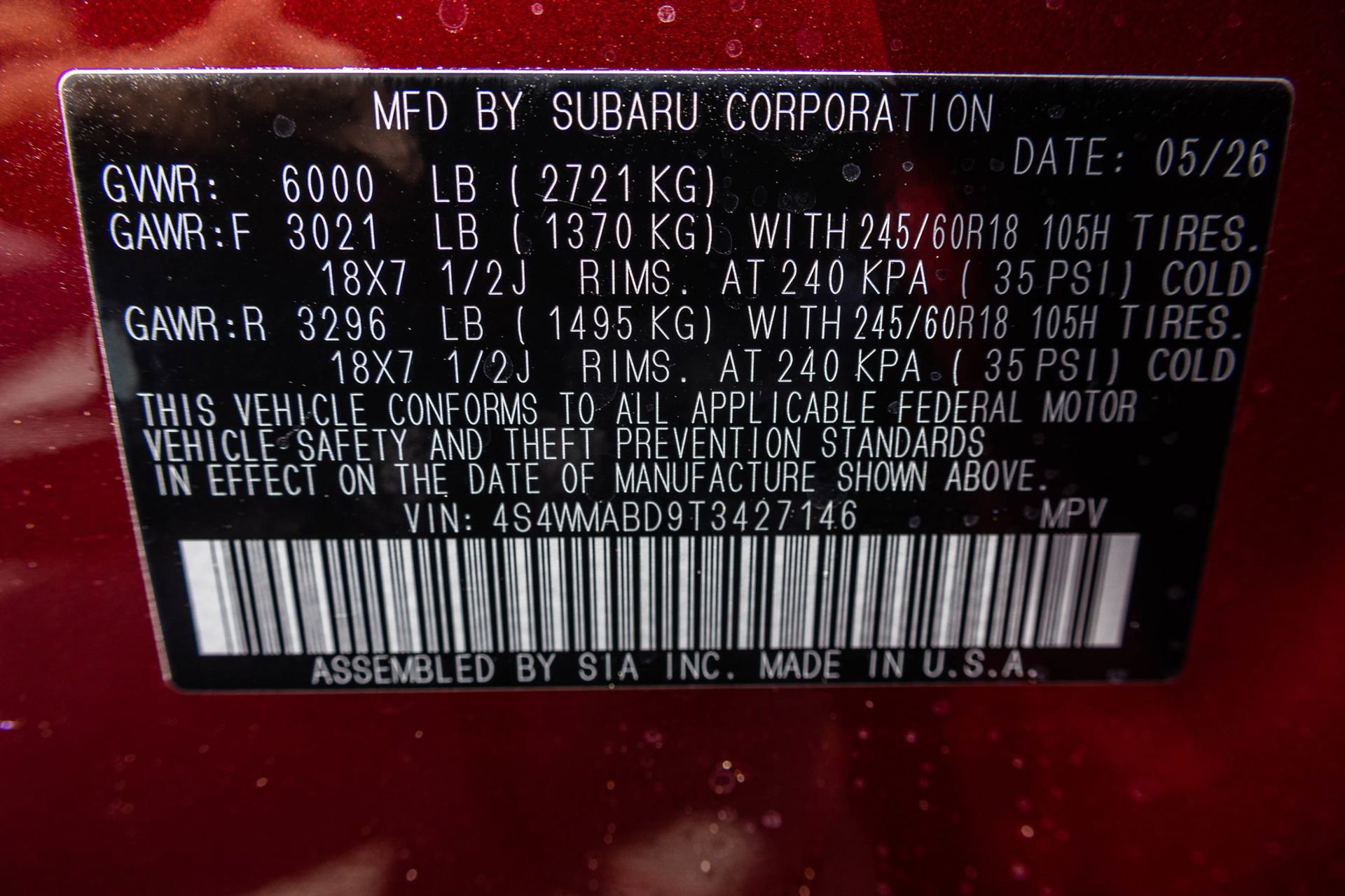 New 2026 Subaru Ascent Premium AWD/4WD image 47