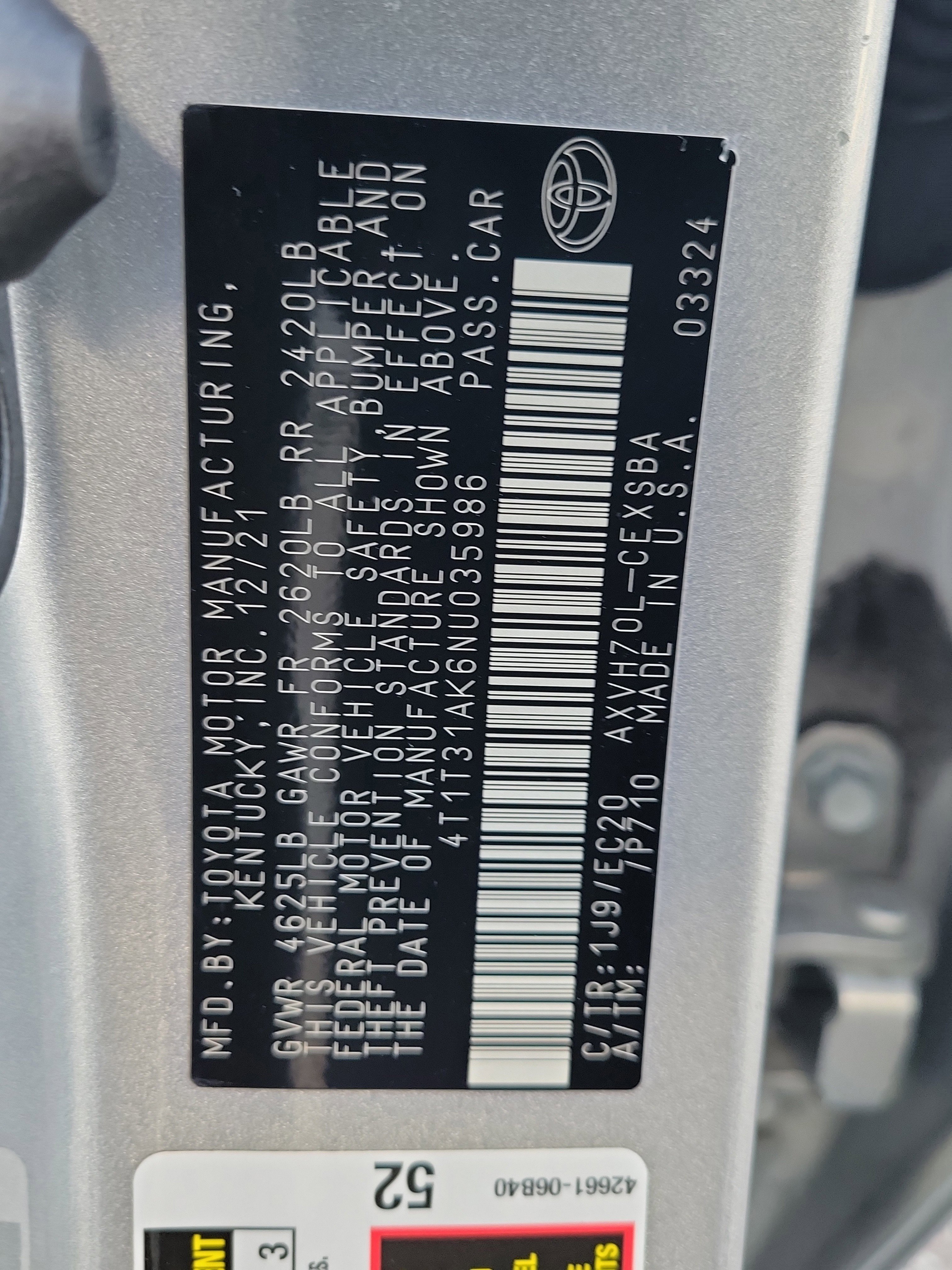 Used 2022 Toyota Camry SE image 36