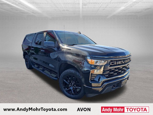 Used 2024 Chevrolet Silverado 1500 Custom w/ Turbomax Blackout Package AWD/4WD 360° Tour