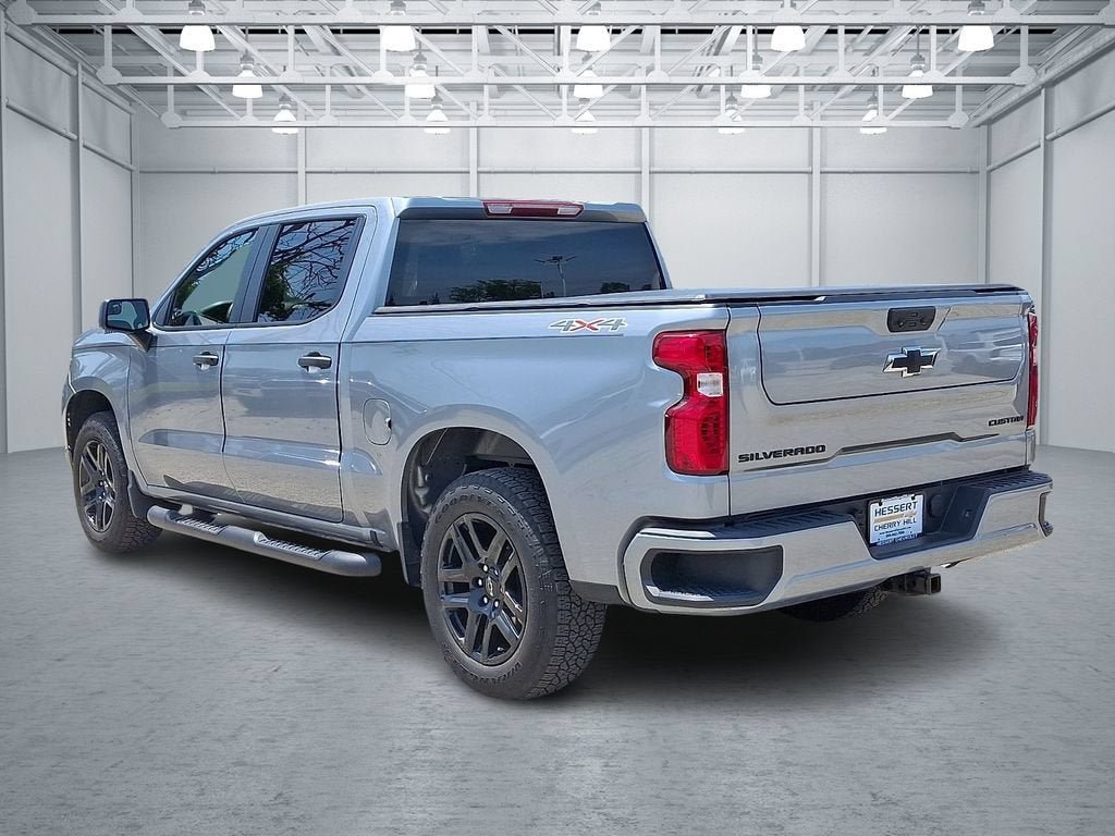Certified 2024 Chevrolet Silverado 1500 Custom w/ Turbomax Blackout Package AWD/4WD image 7