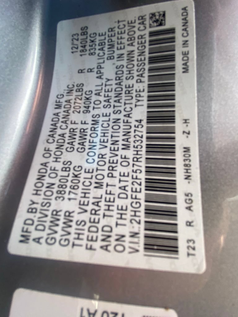 Used 2024 Honda Civic Sport image 30