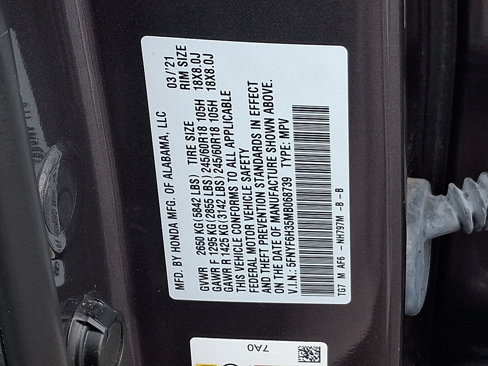 Used 2021 Honda Pilot EX image 25