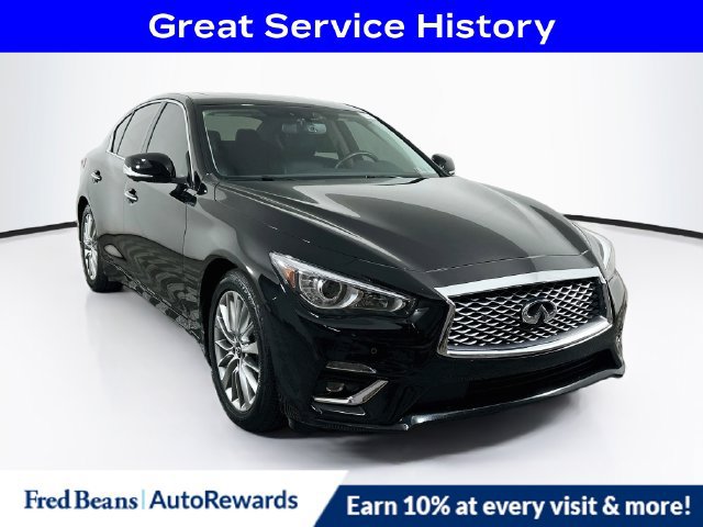 Used 2023 INFINITI Q50 Luxe w/ Cargo Package