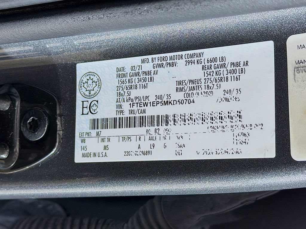Used 2021 Ford F150 XLT w/ XTR Package AWD/4WD image 36