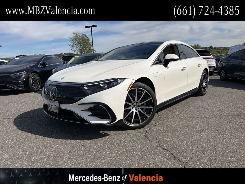 Used 2023 Mercedes-Benz EQS 580 4MATIC Sedan image 1