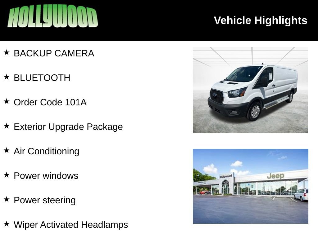 Used 2024 Ford Transit 250 Low Roof w/ Exterior Upgrade Package RWD image 3