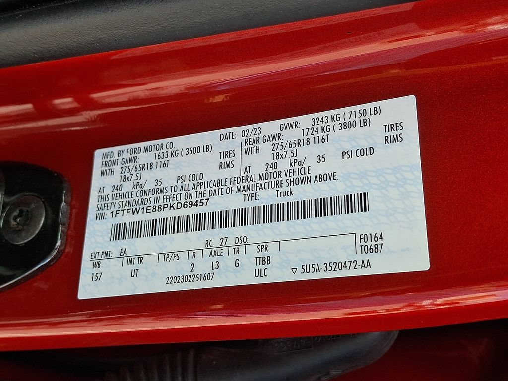 Certified 2023 Ford F150 XLT w/ Equipment Group 302A High AWD/4WD image 28