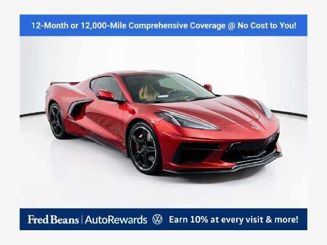 Used 2022 Chevrolet Corvette Stingray Preferred Cpe w/ Z51 Performance Package RWD image 1