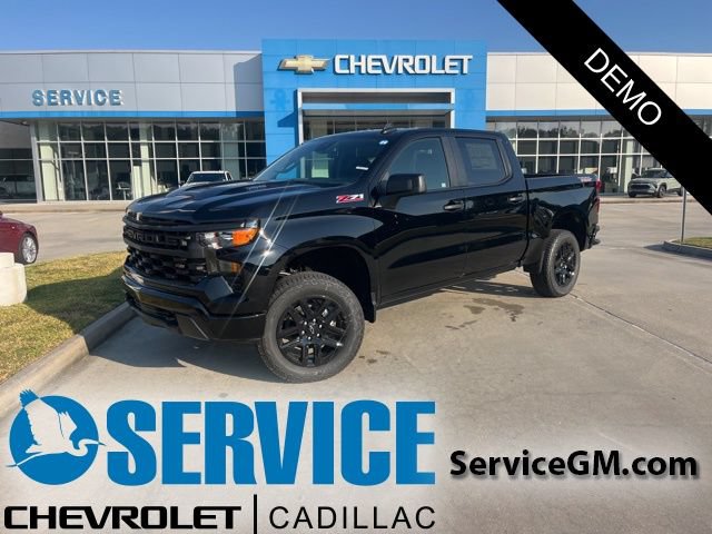 New 2026 Chevrolet Silverado 1500 Custom Trail Boss w/ Turbomax Blackout Package