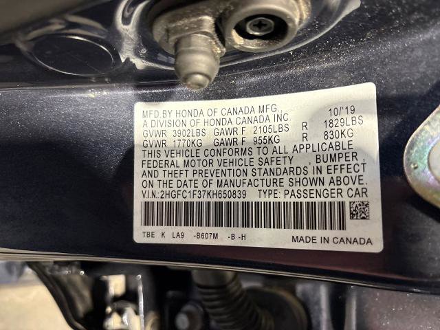 Used 2019 Honda Civic EX image 30