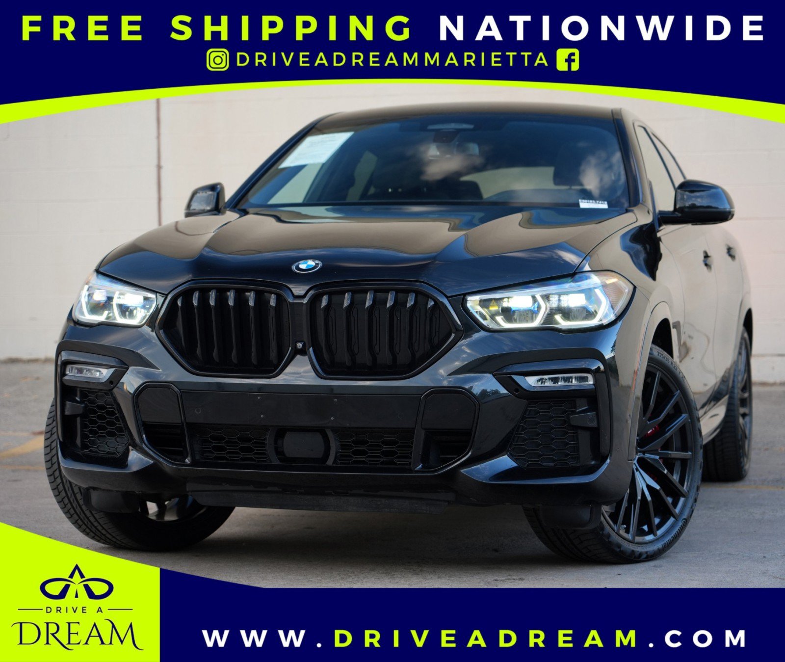 Used 2021 BMW X6 M50i w/ Executive Package AWD/4WD image 1