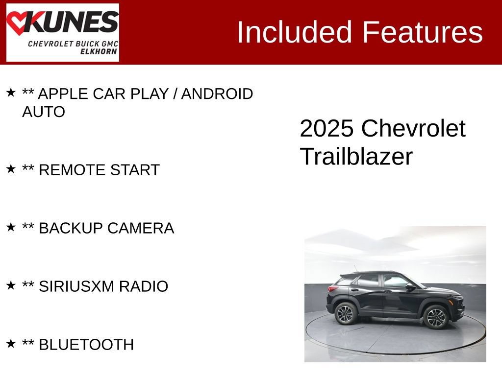 Used 2025 Chevrolet TrailBlazer LT AWD/4WD image 2